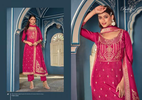 Belliza Ishana Exclusive Jacquard Designer Salwar Suit Collection